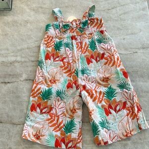 Janie and Jack Tropical summer jumpsuit